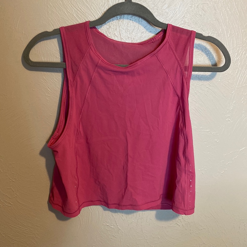 Lululemon cropped training tank